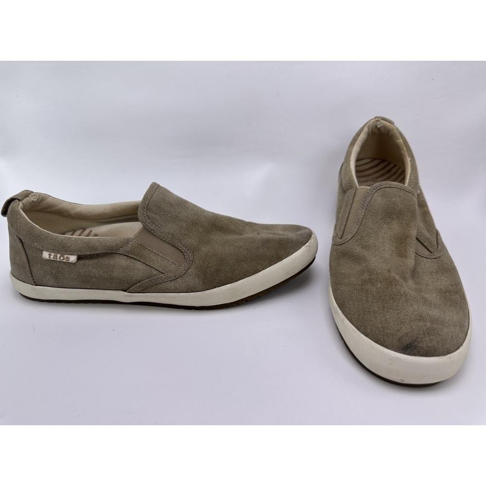 Taos Dandy Slip On Women Size 8.5 Beige Casual Sneakers Shoes